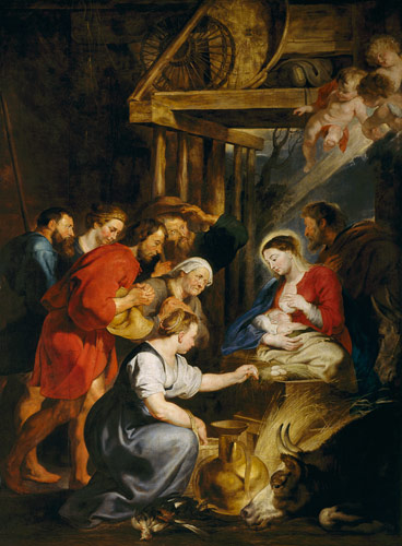 Adoration of the Shepherds a Peter Paul Rubens