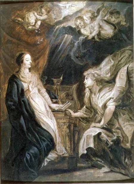 The Annunciation a Peter Paul Rubens