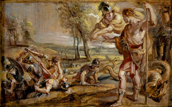 Cadmus Sowing the Dragon's Teeth a Peter Paul Rubens