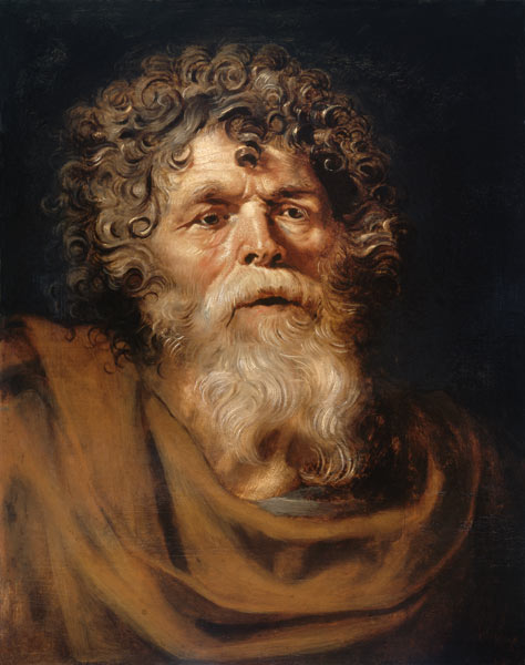 P.P.Rubens, Bärtiger alter Mann a Peter Paul Rubens