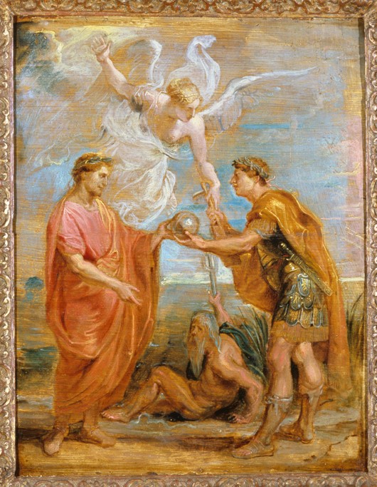 Constantius appoints Constantine as his successor a Peter Paul Rubens