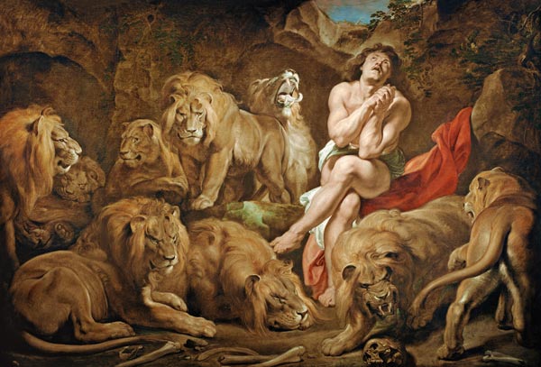 P. P. Rubens, Daniel in the Lion s Den. a Peter Paul Rubens