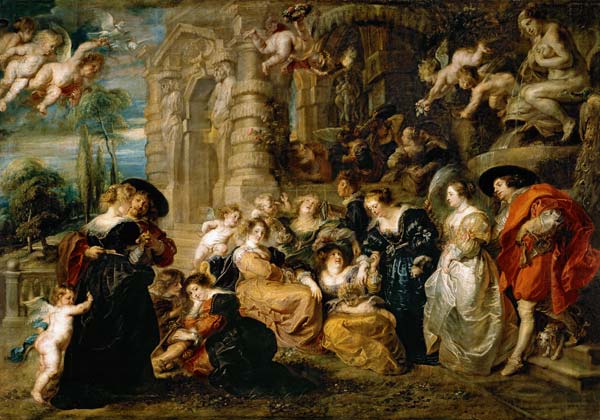 Il giardino dell'amore a Peter Paul Rubens