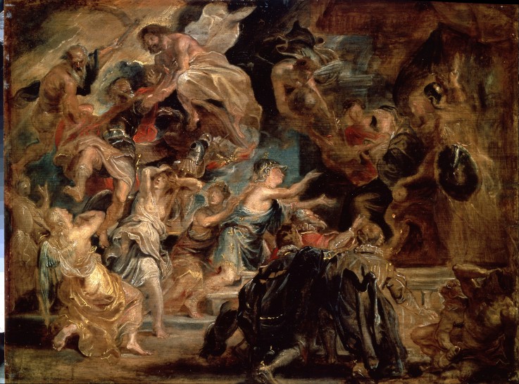 The Death of Henry IV and the Proclamation of the Regency a Peter Paul Rubens
