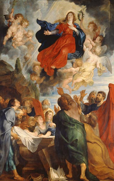 Die Himmelfahrt Mariae. a Peter Paul Rubens