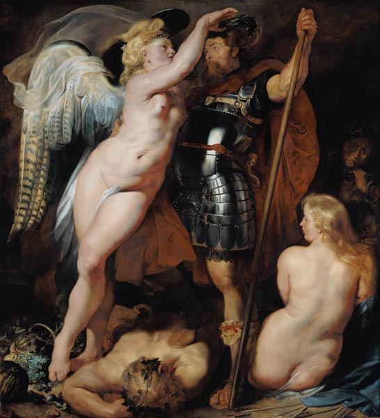 The coronation of the virtue hero a Peter Paul Rubens