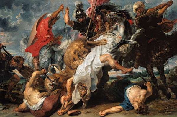 Caccia al Leone a Peter Paul Rubens