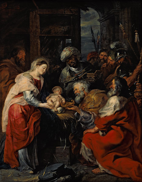 The Adoration of the Magi a Peter Paul Rubens