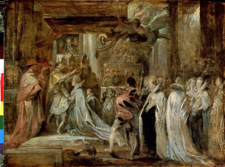 The Coronation of Marie de' Medici a Peter Paul Rubens