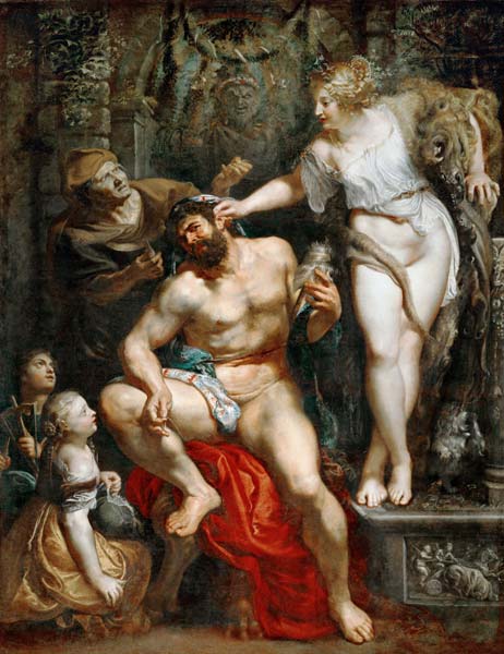 Hercules and Omphale a Peter Paul Rubens