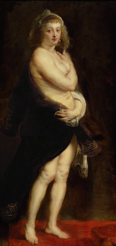 Portrait of Hélène Fourment a Peter Paul Rubens