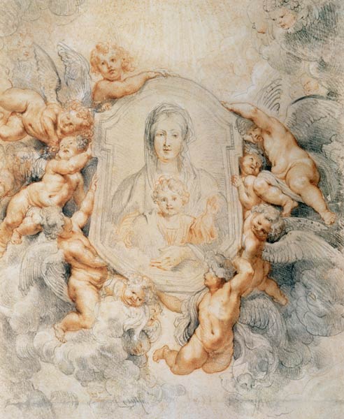 Image of the Madonna / Rubens / 1608 a Peter Paul Rubens