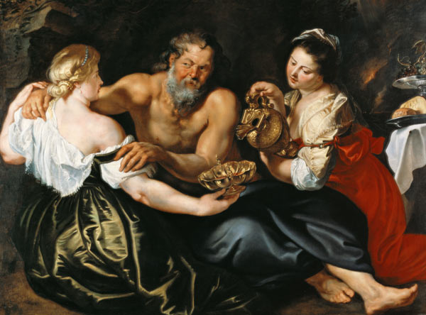 Lot and his daughters a Peter Paul Rubens