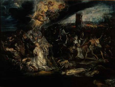 The Martyrdom of St. Ursula and the ten thousand virgins a Peter Paul Rubens