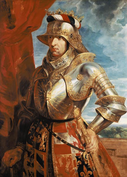 Maximilian I (1459-1519) a Peter Paul Rubens