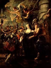 Medici cycle: The flight of the queen from Blois, 21./22.2.1619 a Peter Paul Rubens