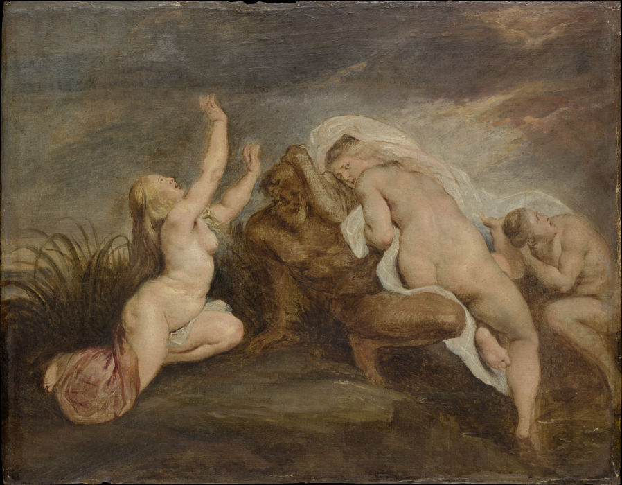 Nymphs and River God (Fragment of a Depiction of the Fall of Phaeton) a Peter Paul Rubens