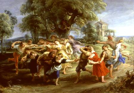 A Peasant Dance a Peter Paul Rubens