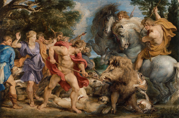 The Calydonian Boar Hunt a Peter Paul Rubens