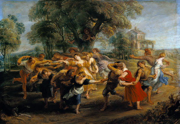 Rural dance. a Peter Paul Rubens