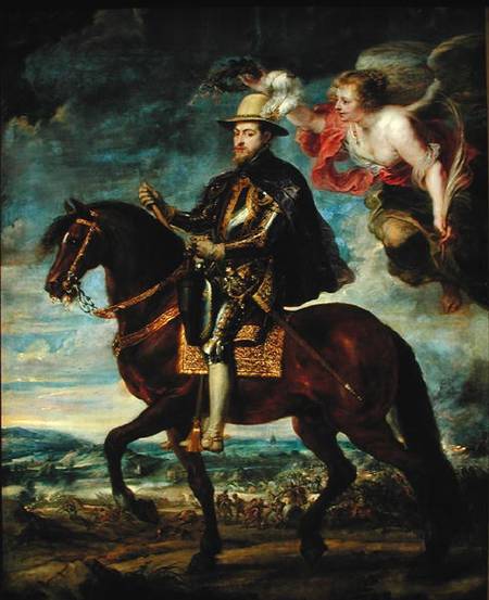 Philip II (1527-98) Crowned by Victory a Peter Paul Rubens