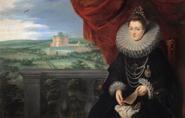 Portrait of Infanta Isabella Clara Eugenia of Spain (1566-1633) a Peter Paul Rubens