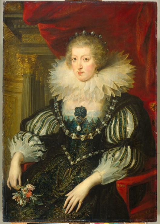 Portrait of Anne of Austria, Queen of France and Navarre (1601-1666) a Peter Paul Rubens