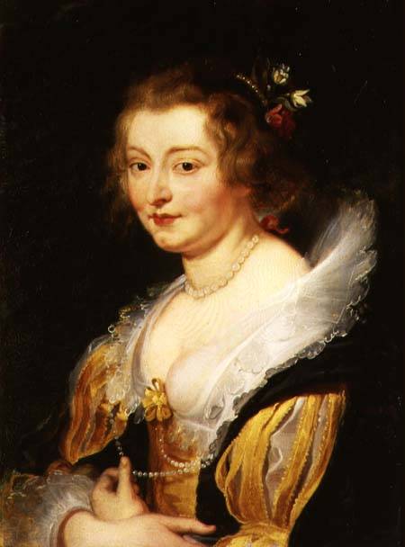 Portrait of Catherine Manners, Duchess of Buckingham a Peter Paul Rubens