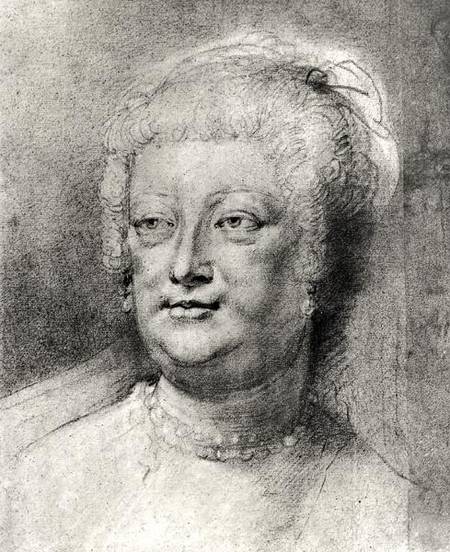 Portrait of Marie de Medici (1573-1642) a Peter Paul Rubens