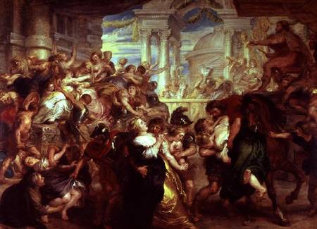 The Rape of the Sabine Women a Peter Paul Rubens