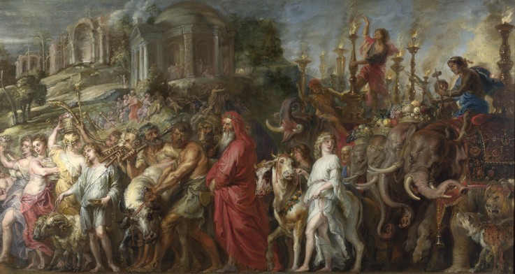 A Roman Triumph a Peter Paul Rubens