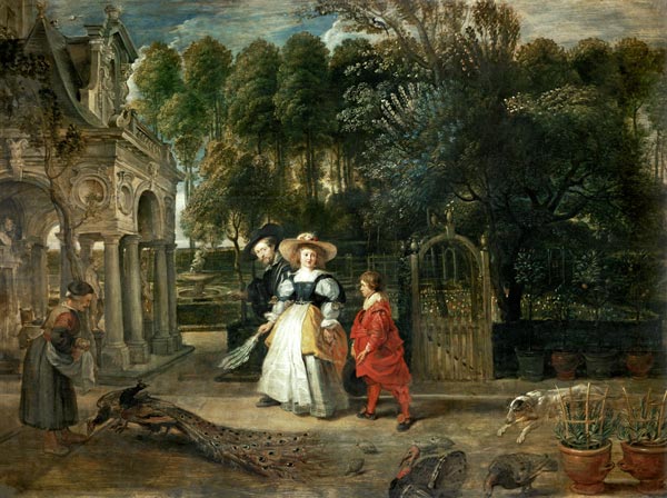 Rubens and Helene Fourment (1614-73) in the Garden a Peter Paul Rubens