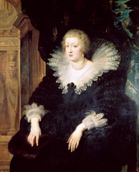 Portrait of Anne of Austria (1601-66) Infanta of Spain, Queen of France and Navarre a Peter Paul Rubens