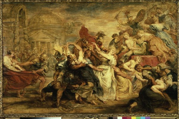 Rubens / Rape of the Sabine Women a Peter Paul Rubens