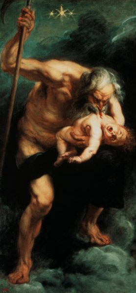 Rubens / Saturn devouring a Son a Peter Paul Rubens