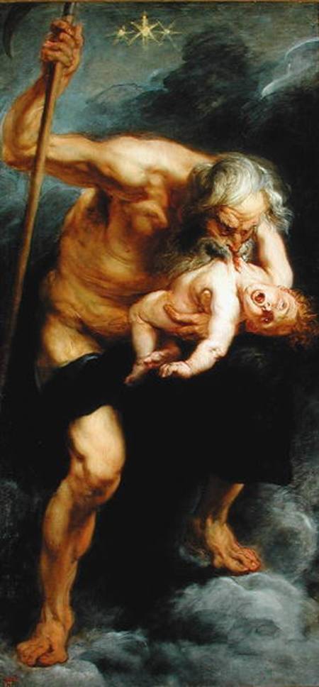 Saturn Devouring his Son a Peter Paul Rubens