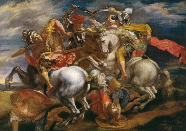 Fight of Anghiari a Peter Paul Rubens
