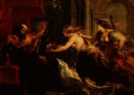 Tereus confronted with the head of his son Itylus a Peter Paul Rubens