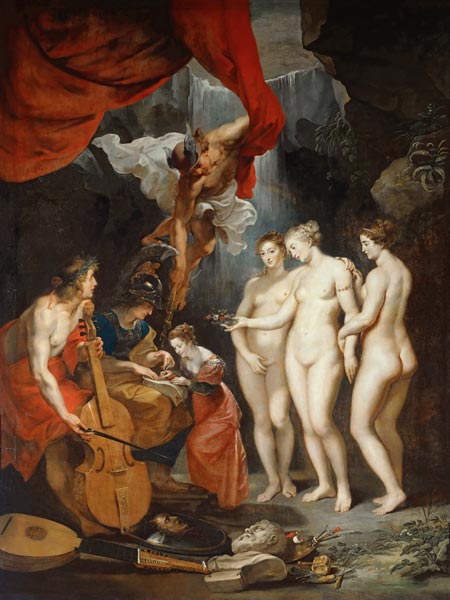 The Education of the Princess. (The Marie de' Medici Cycle) a Peter Paul Rubens