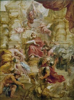 Jakob I. als Friedenskönig/ P.P. Rubens