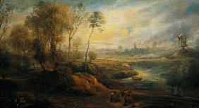 Landscape with a Birdcatcher