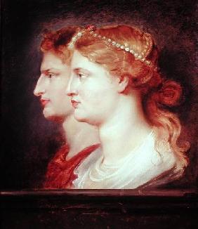 Tiberius (42BC-37AD) and Agrippina