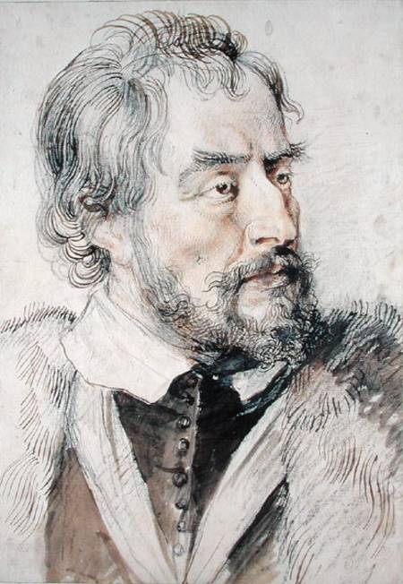 Thomas Howard (1585-1646) 2nd Earl of Arundel (pencil, pen & a Peter Paul Rubens