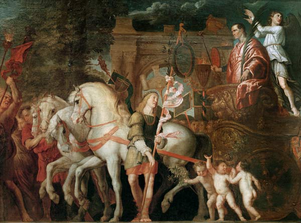 Triumph of Caesar / Rubens aft.Mantegna a Peter Paul Rubens