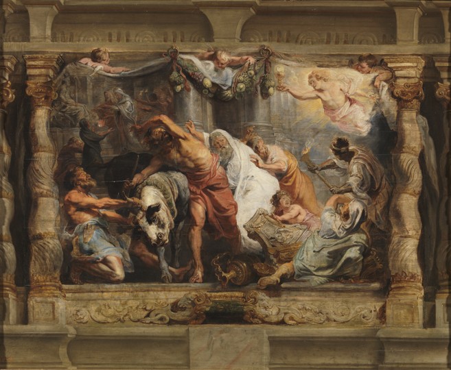The Triumph of the Eucharist over Idolatry a Peter Paul Rubens