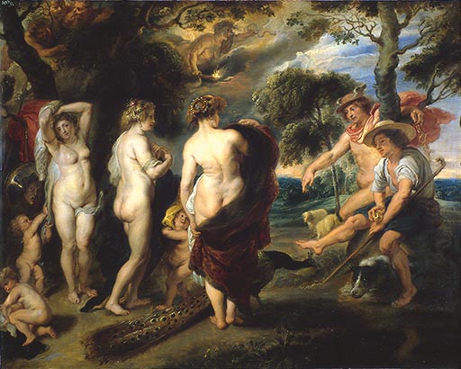 Das Urteil des Paris a Peter Paul Rubens