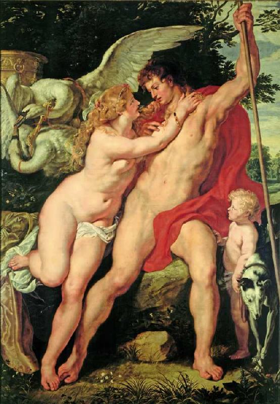 Venus und Adonis a Peter Paul Rubens
