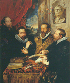 Die vier Philosophen. a Peter Paul Rubens