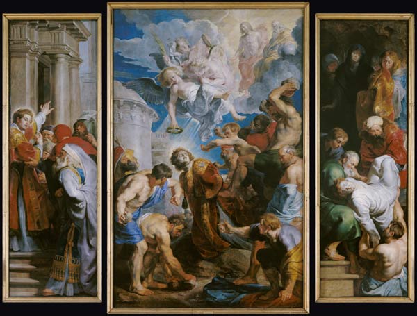 The Martyrdom of St. Stephen a Peter Paul Rubens