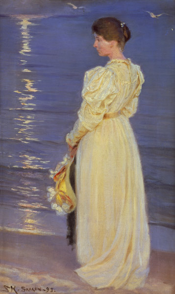 Marie, the wife of the artist. a Peter Severin Kroyer